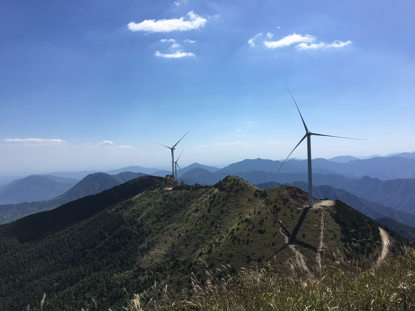 江西修水縣眉毛山二期40MW分散式風電